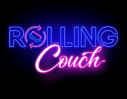 Rolling couch app logo animation + App Demo