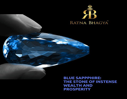 Blue Sappphire: The stone of instense wealth