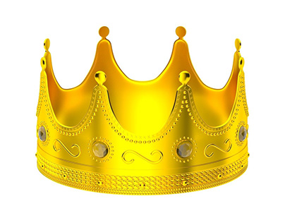 Gold Royal Crown 3D model