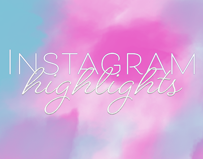 Instagram "Highlights" Screens - Pastel Colors