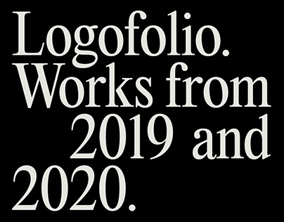 Logofolio – Works from 2019 to 2020.