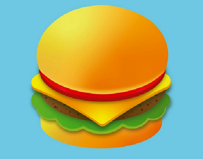 Hamburger illustration art