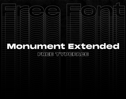 Monument Extended | Free Font