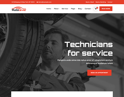 Project thumbnail - Car repair website, car mechanic
