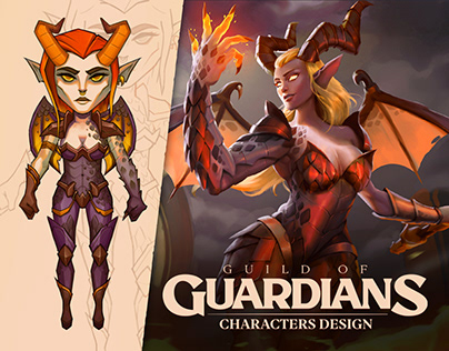 GUILD OF GUARDIANS | characters design