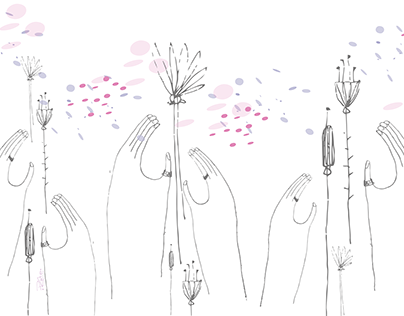 Catch a flower (Illustration)