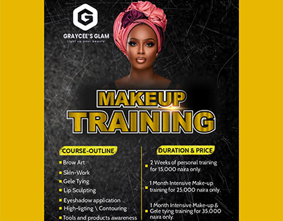 Make-Up Training Flyer
