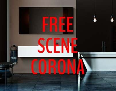 BLACK Bathroom FREE DOWNLOAD Corona