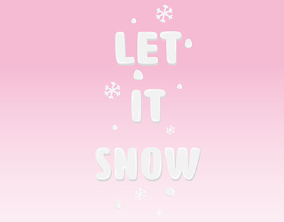 let it snow let it glow