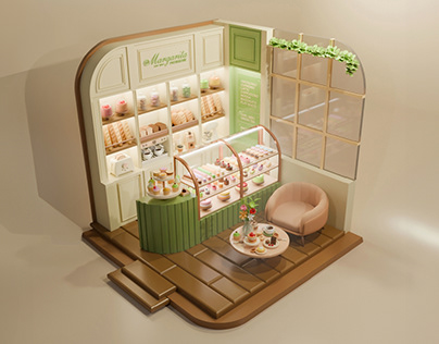 Project thumbnail - Margarita - 3D Isometric Bakery