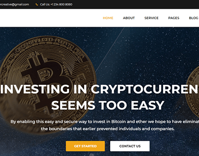 CoinJet Bitcoin _ Crypto Currency HTML Template