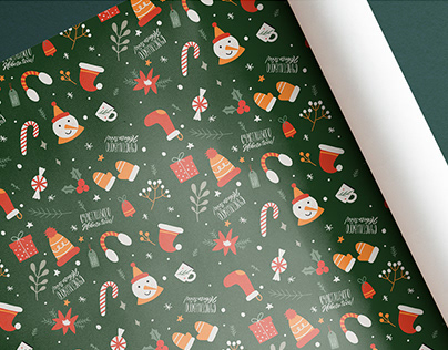 NEW YEAR WRAPPING PAPER PATTERNS