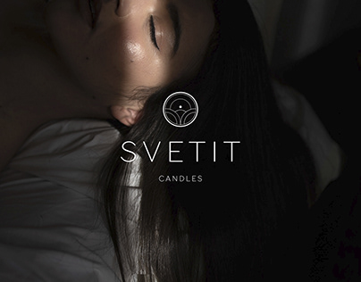 Logo for handmade candles brand SVETIT.