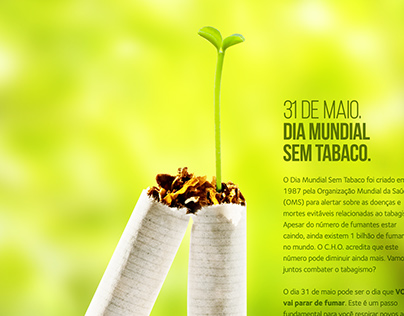 CHO | Ação - Dia mundial sem tabaco