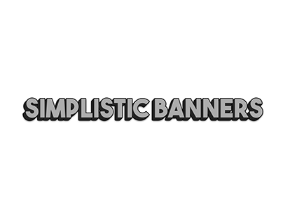 Simplistic Banners