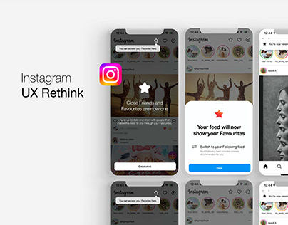Instagram UX Rethink: Favourites Feature