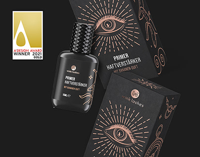 Wink Lashes. Packaging Design