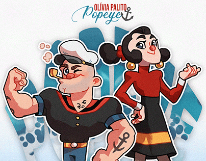 Character Design - Popeye The Sailor Man & Olive Oyl