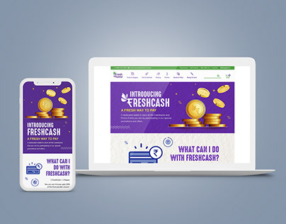 FreshCash - Cashback Rewards Landing Page