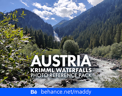 Photo Reference Pack - Krimml Waterfalls, Austria