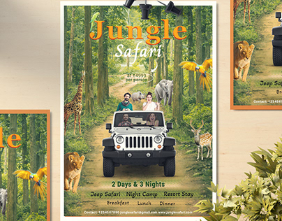 Jungle safari flyer