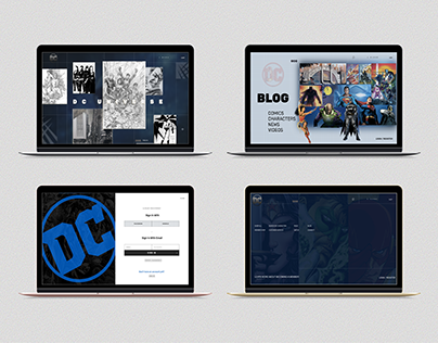 DC Entertainment Shop: Website Redesign