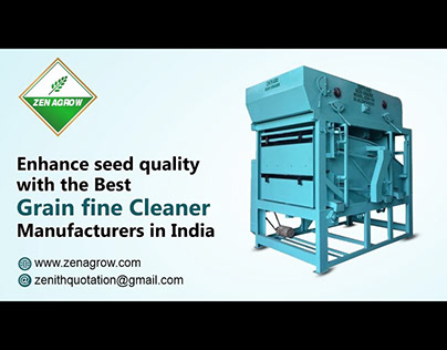 Enhance seed quality with the Best Grain fine Cleaner