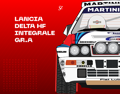 Lancia Delta HF Integrale - Illustrations