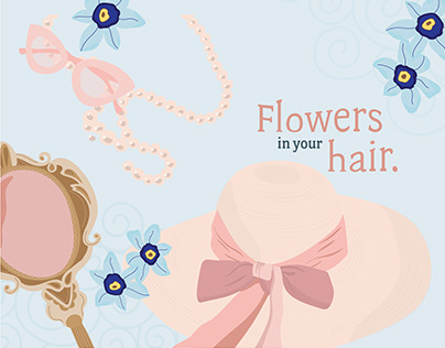 Flowers in Your Hair Illustrated Book