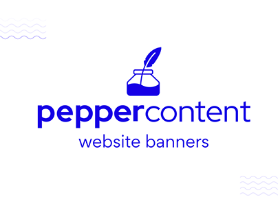 PepperContent Website Banners