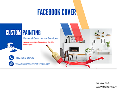 Painting services facebook cover