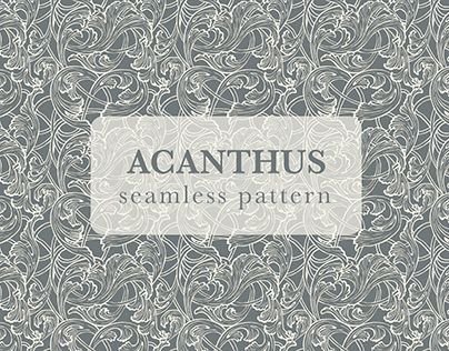 ACANTHUS seamless pattern design