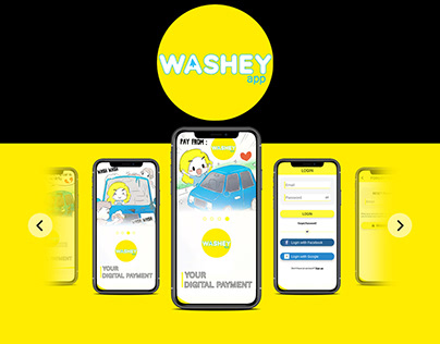 Washey App Landing Page