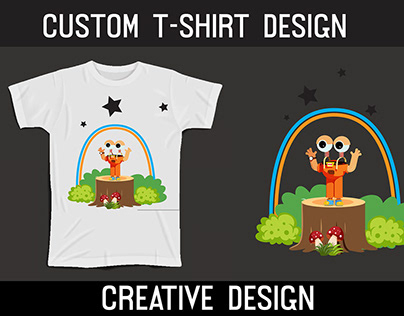 Custom t shirt design with new fashion style