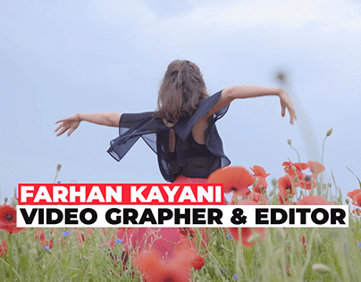 Dancing Girl in Tulips Color Graded by Farhan Kayani
