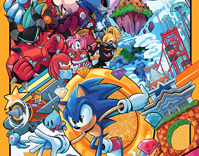 Sonic 30th Anniversary - Geektopia + IDW Publishing