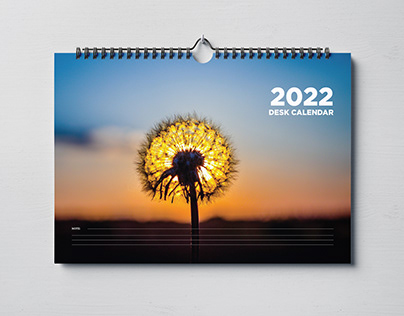 Landscape Calendar Design 2022