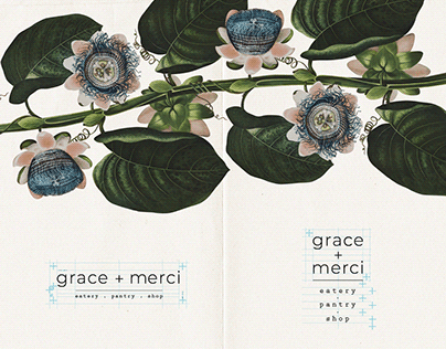 Grace + Merci Eatery | Brand Identity + Stationery