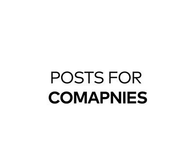 Posts for Companies