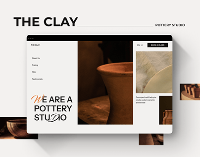 Landing page | Pottery Studio | Pottery workshop