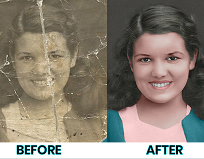 Old Damaged Photo Restoration