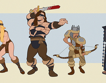 Conan the Barbarian: The Animated Series | Behance
