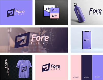 ForeCast Media & Film Modern Logo Design 2023 |Unused