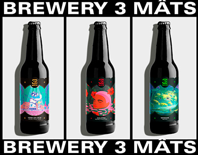 Brewery 3 mâts — Beer Packaging Identity