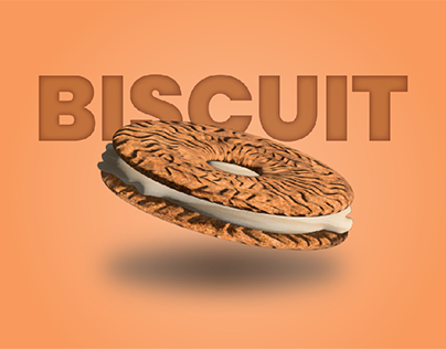 3D Biscuit in Illustrator