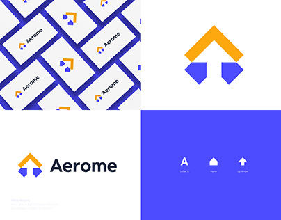 Aerome Real Estate Logo and brand Identity Design