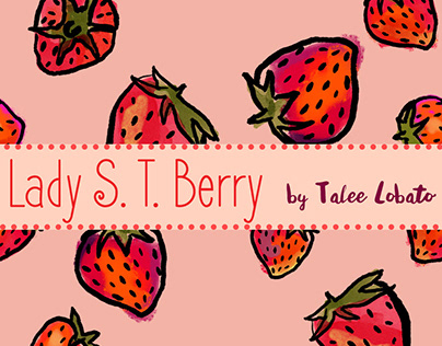 Digital Seamless Pattern - Lady S.T.Berry