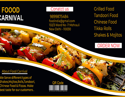 Trifold Food Poster