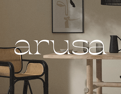 Arusa | Minimal Furniture Branding & Web Design