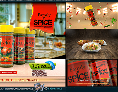 Family spice advertising campaign